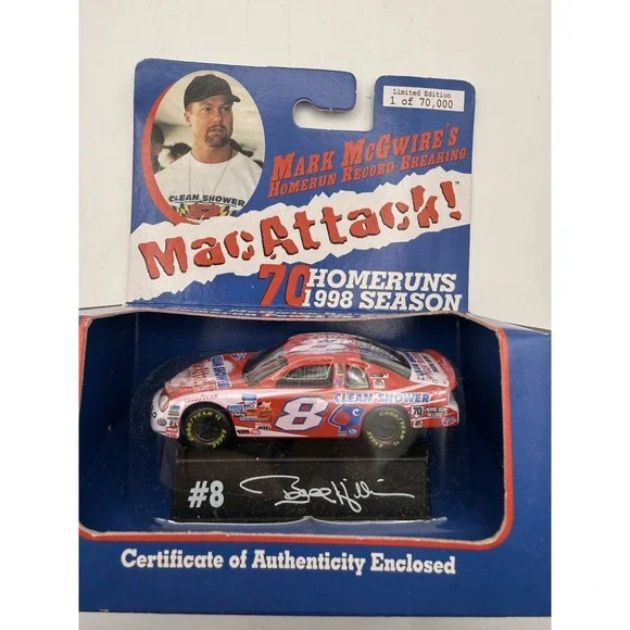 MacAttack 70 Home Runs 1998 Season #8 Bobby Hill Jr. 3" Toy Car S1 - Picture 6 of 6